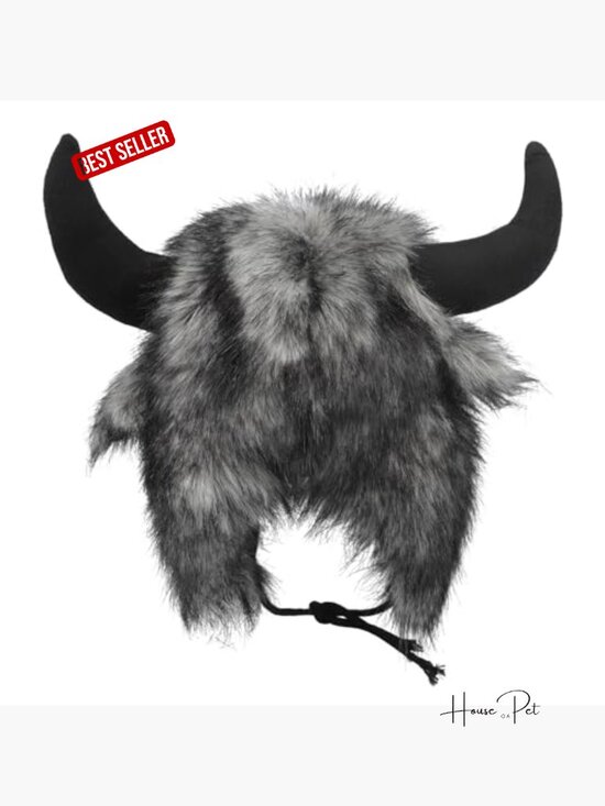 Faux Fur Animal Horns Ears Winter Trapper Hat Costume Ski Beanie main image 5